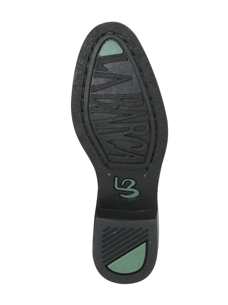 Rodeo Traditional Charro Boot - Leather in Black