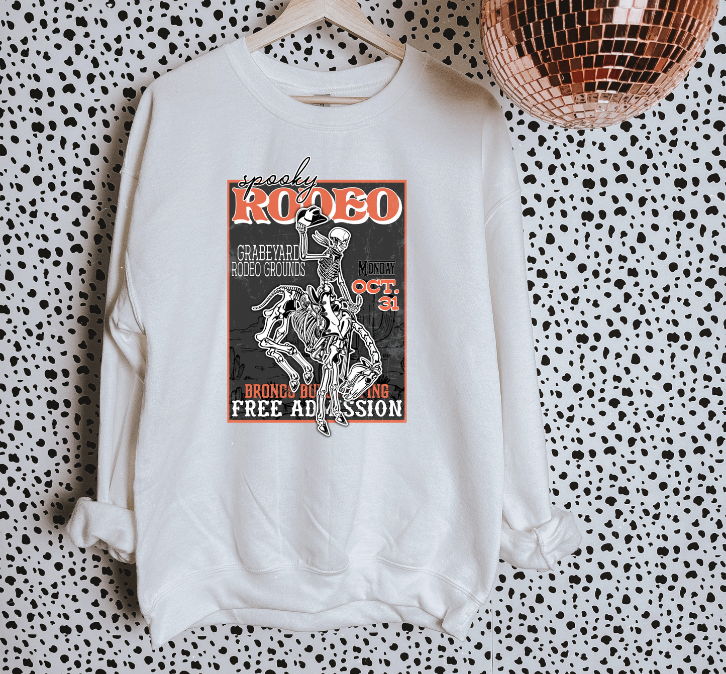 Spooky Rodeo Poster Tee or Crewneck