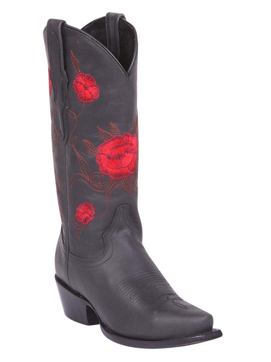 El General Womens Rodeo Boot in Crazy Black
