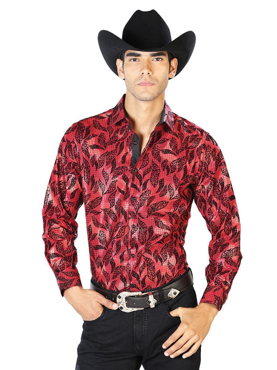Wine Casual Long Sleeve Shirt
