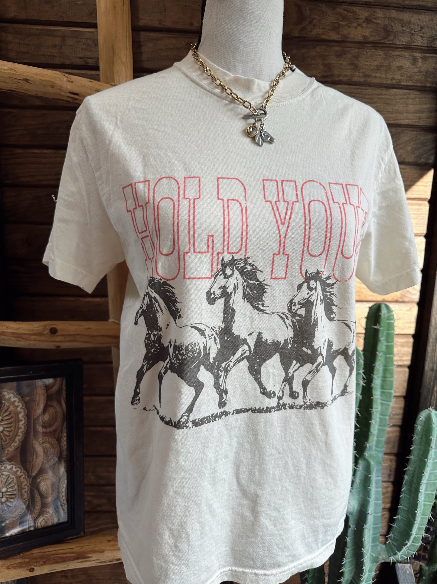 The Hold Your Horses Tee - XL