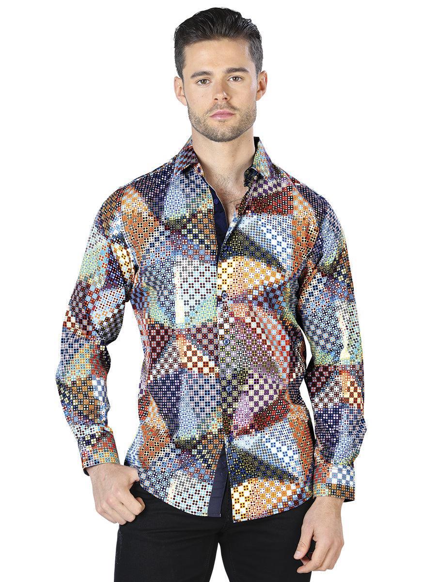 Multicolor Casual Long Sleeve Shirt 44045
