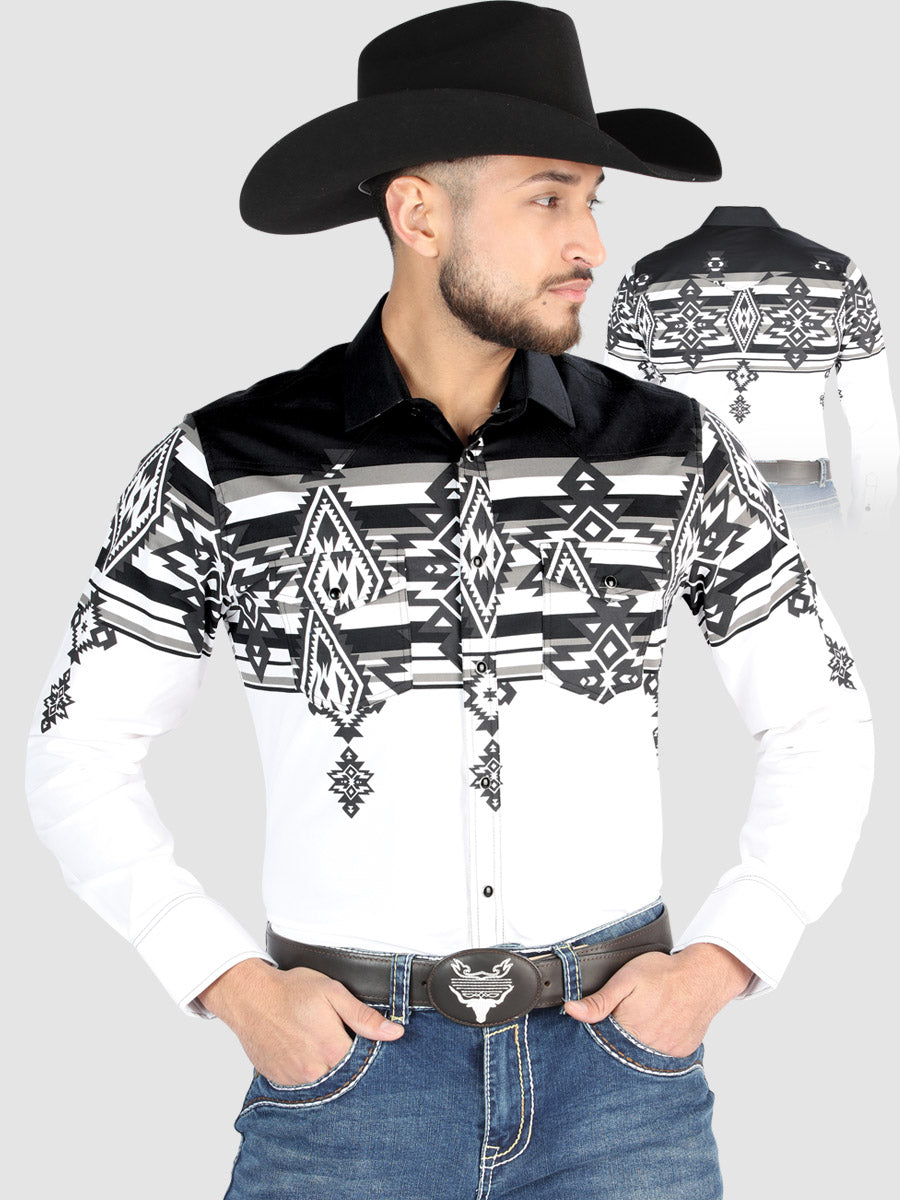 El General Casual Long Sleeve Shirt in Black
