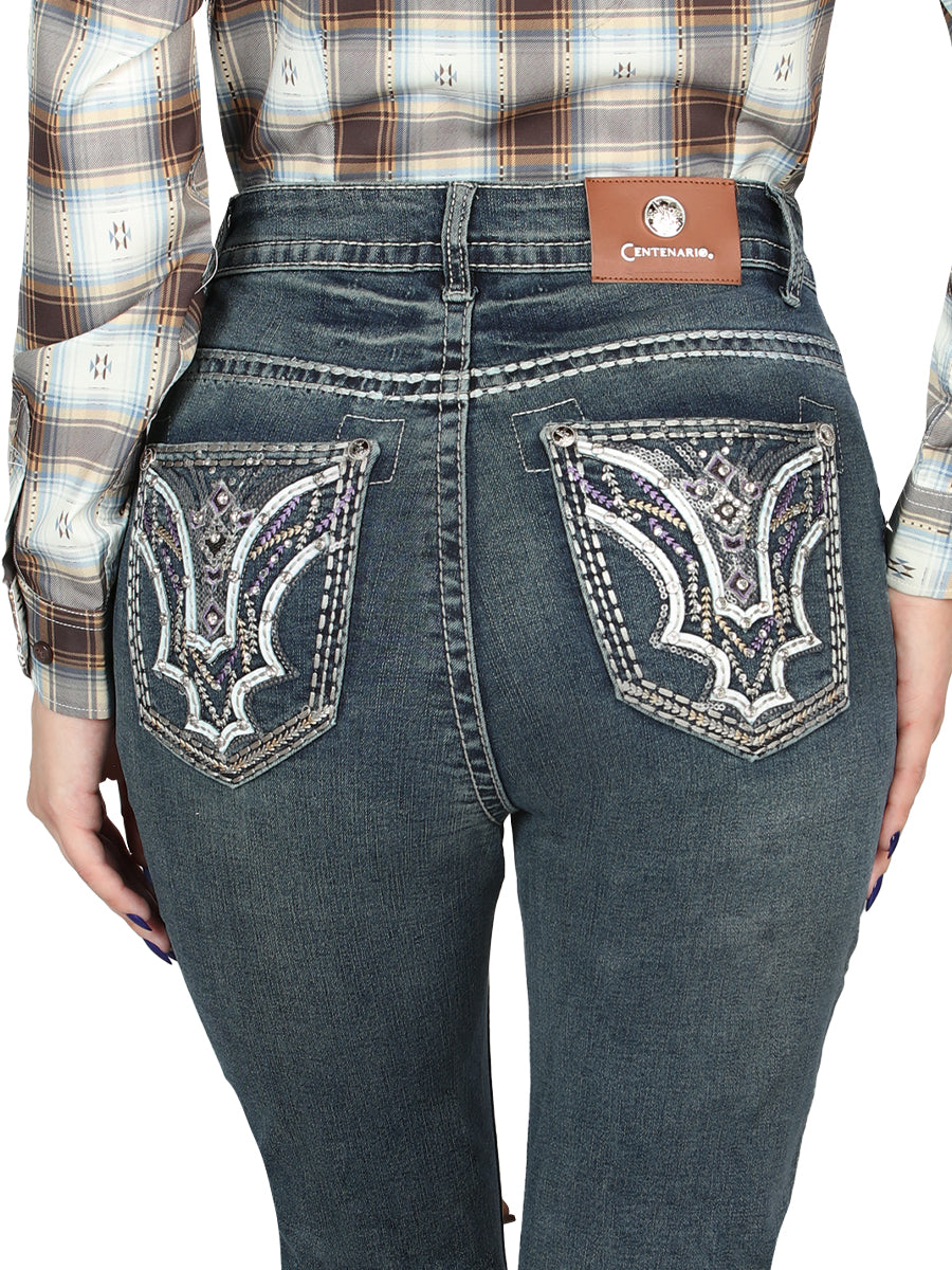 Centenario Bootcut Denim Jeans - Dark Blue 45032