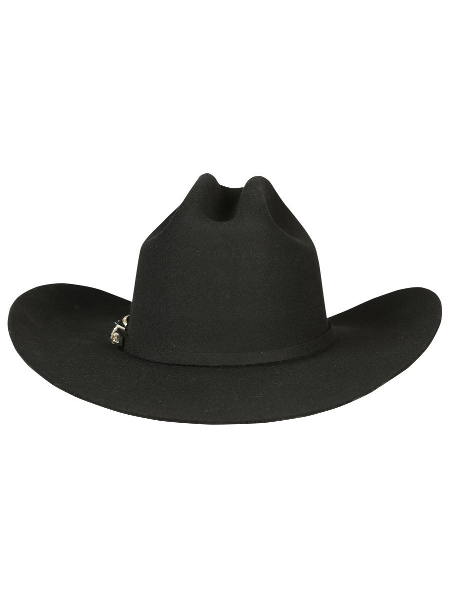 El General 50X Sinaloa Wool Cowboy Hat in Black