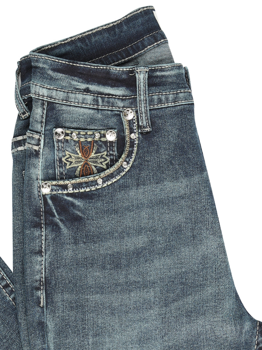 Centenario Bootcut Denim Jeans - Dark Blue 45323