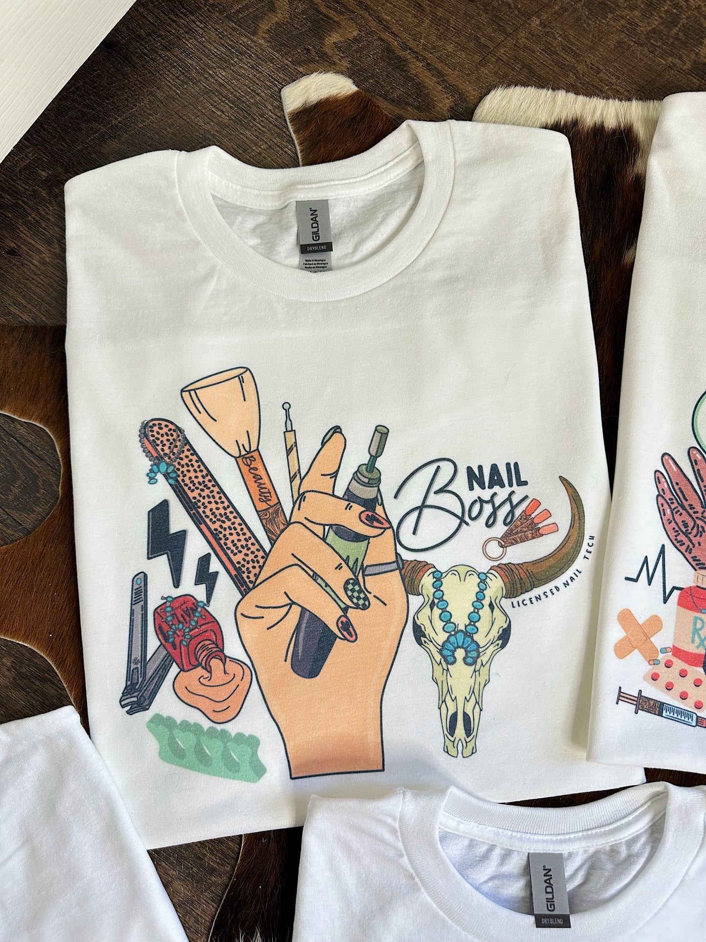 Western Nail Tech TEE, CREWNECK or QUARTER ZIP