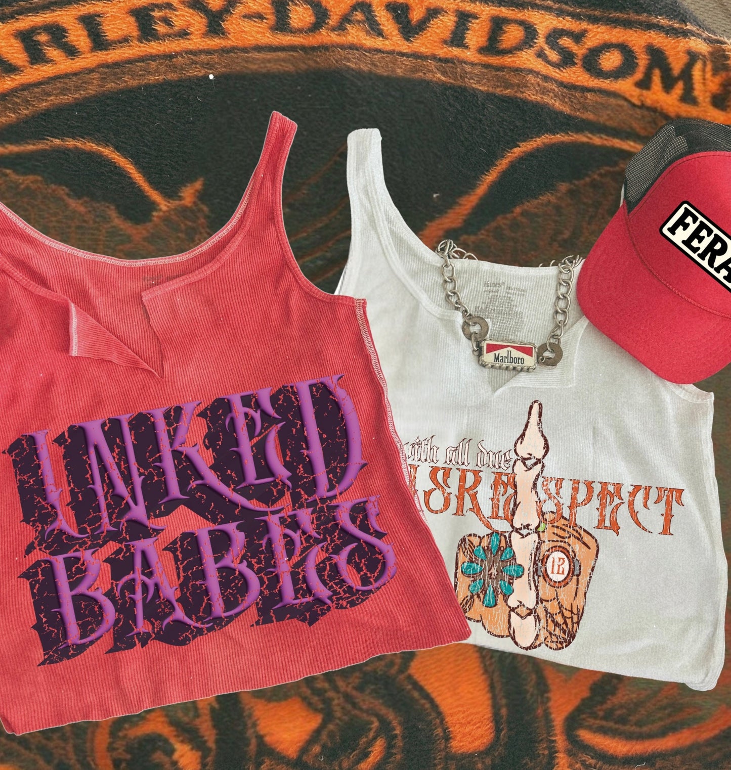 With all due disrespect Vintage Inspired Tank