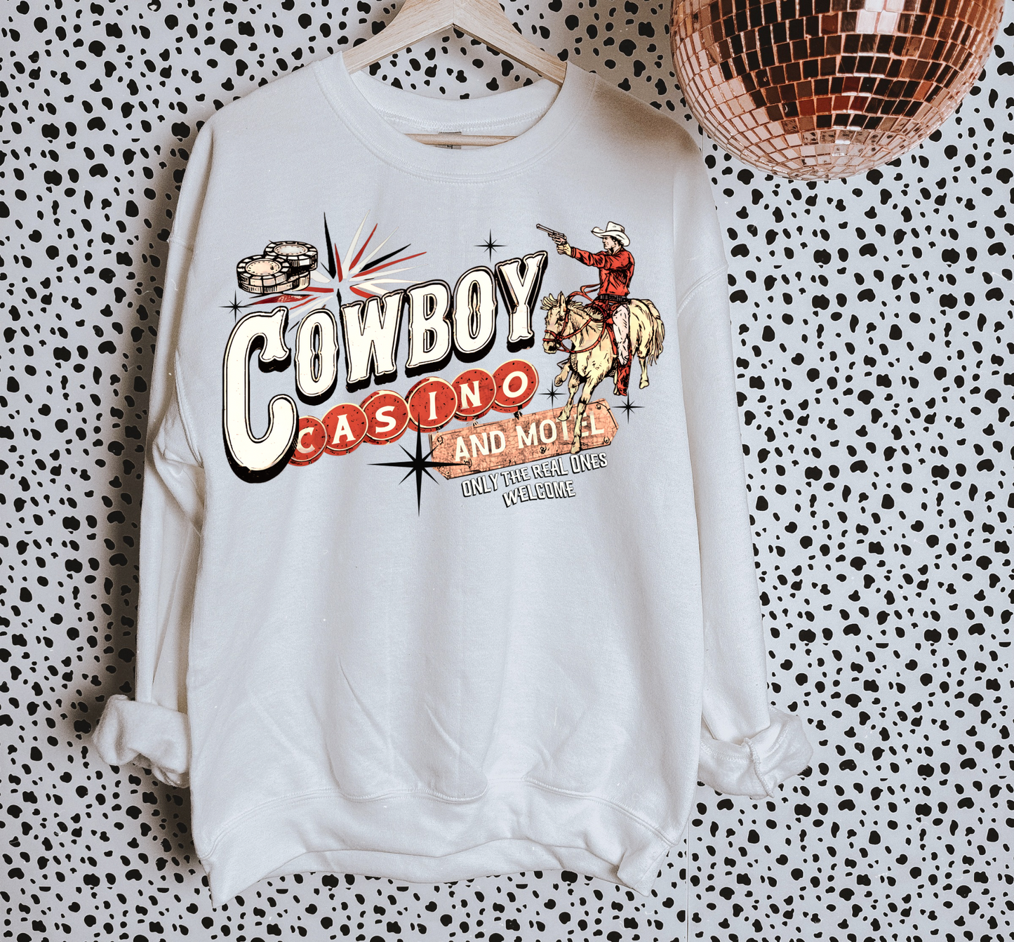 Cowboy Casino TEE or CREWNECK