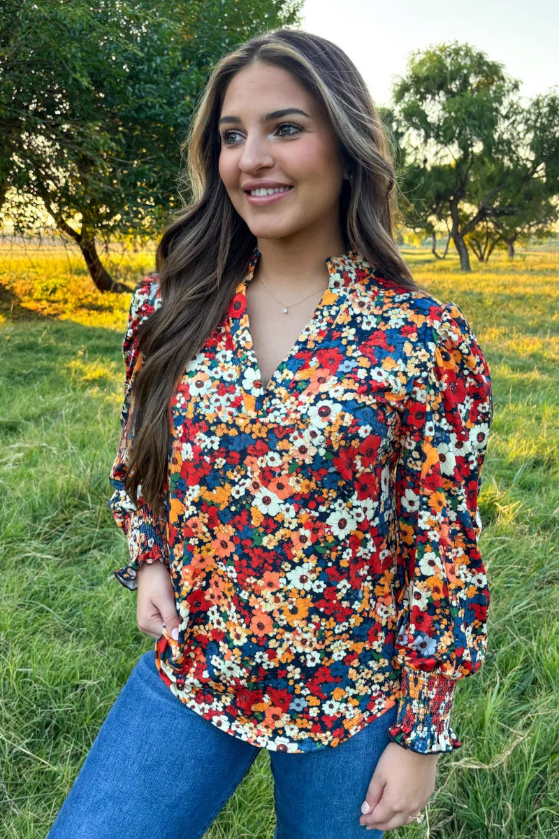Sunset garden top
