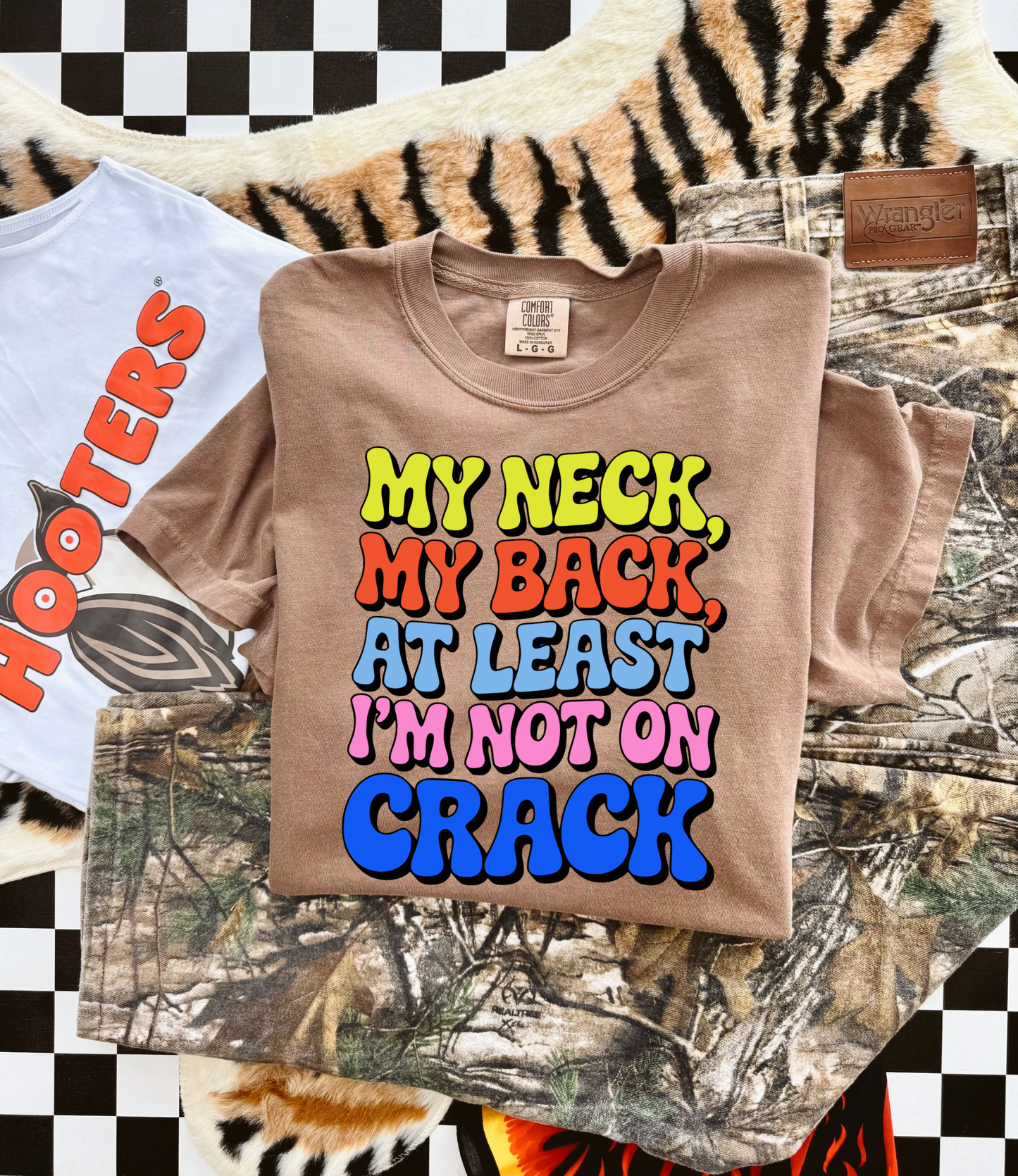 My neck, My back Tee