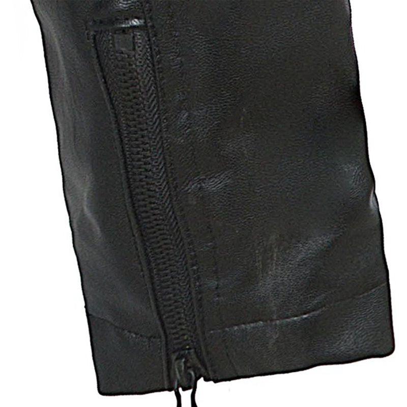 Black Leather Motorcycle Jacket | Stylish and Warm for Bikers & Nightlife