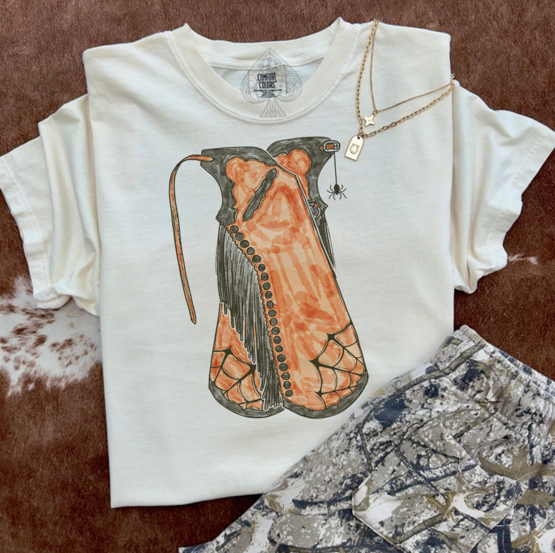 Spooky Cowboy Chaps - comfort colors
