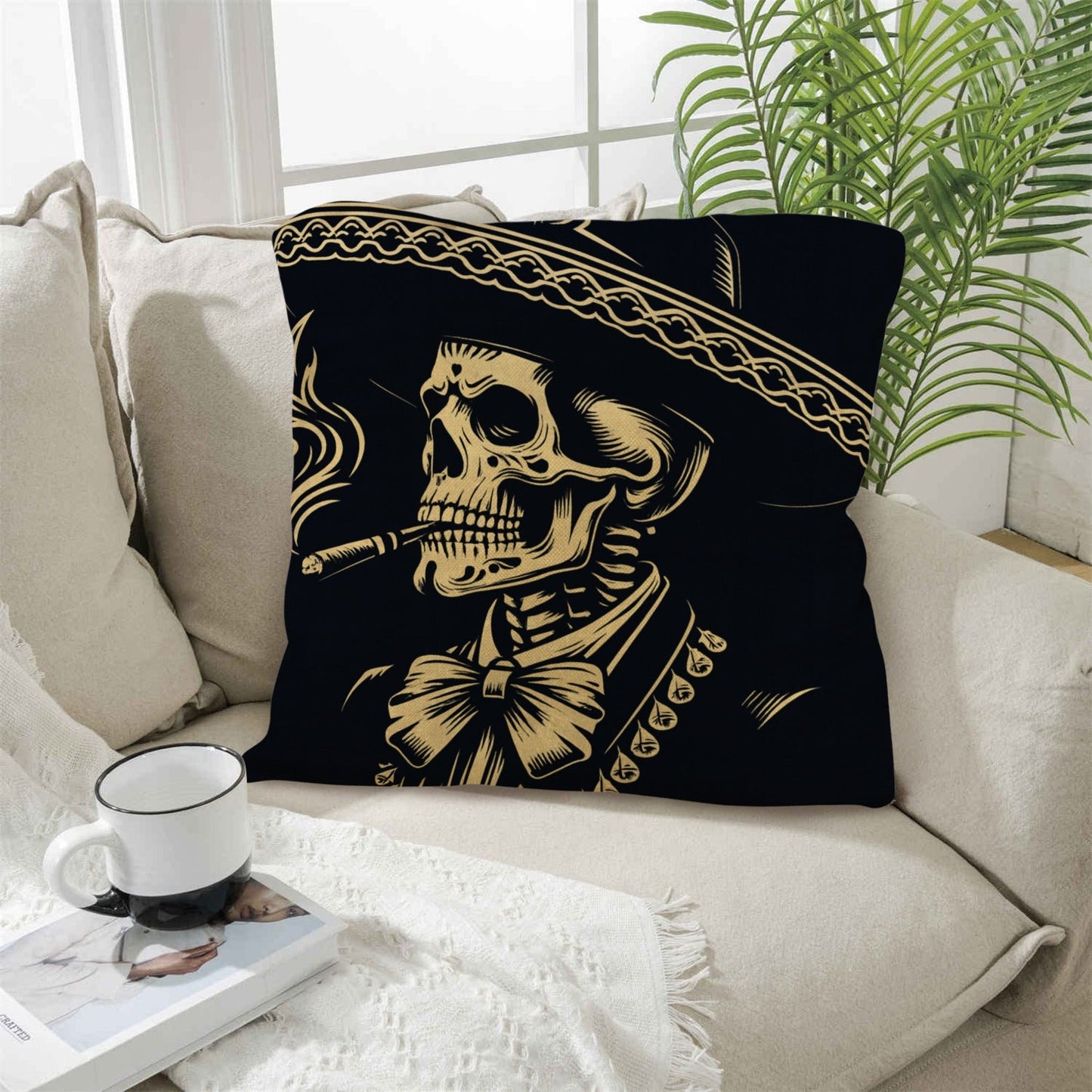 Colores De Mexico Mariachi Pillow Case Made in America