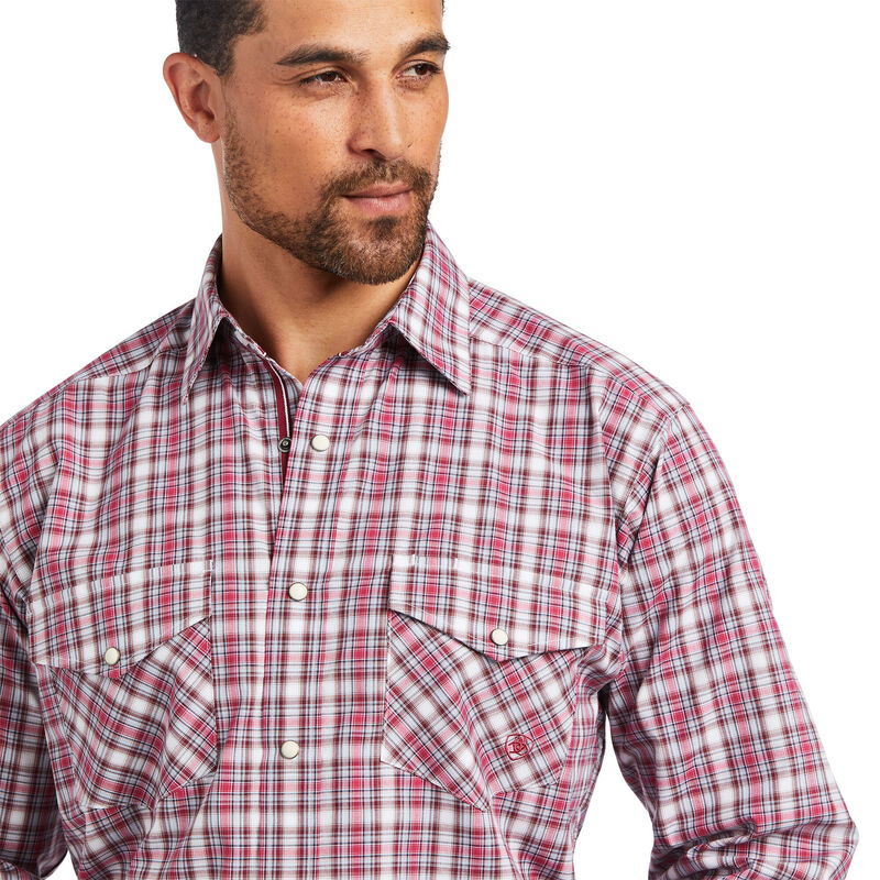 Ariat Pro Judson Classic Fit Snap- Rose Bud