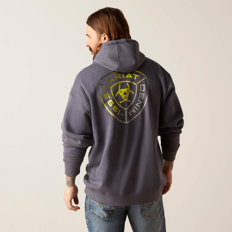 Gradient Badge Hoodie