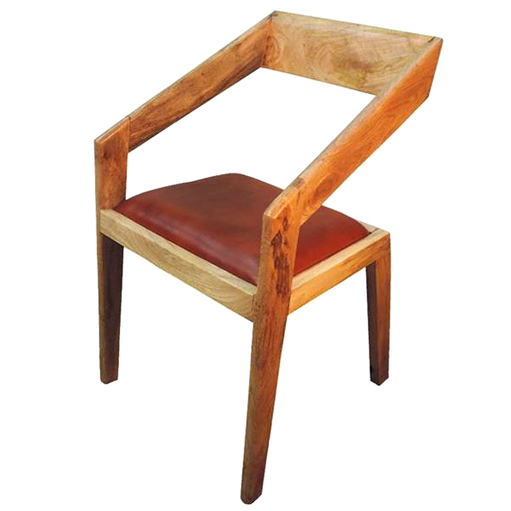 Spanish Style Genuine Bridle Leather Lounge Chair Comfytack by Hilason