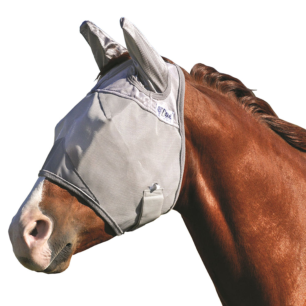 Foal Mini Cashel Comfort Crusader Fly Mask W/ Ears Grey