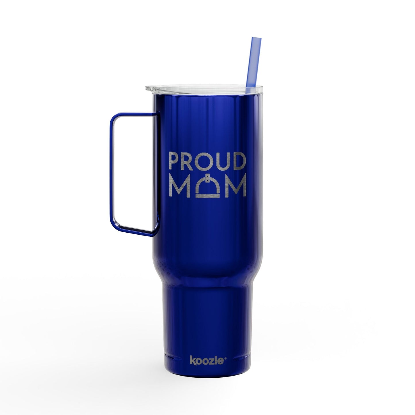 Insulated Tumbler with Lid, 40oz (Engraving) - Proud Mom