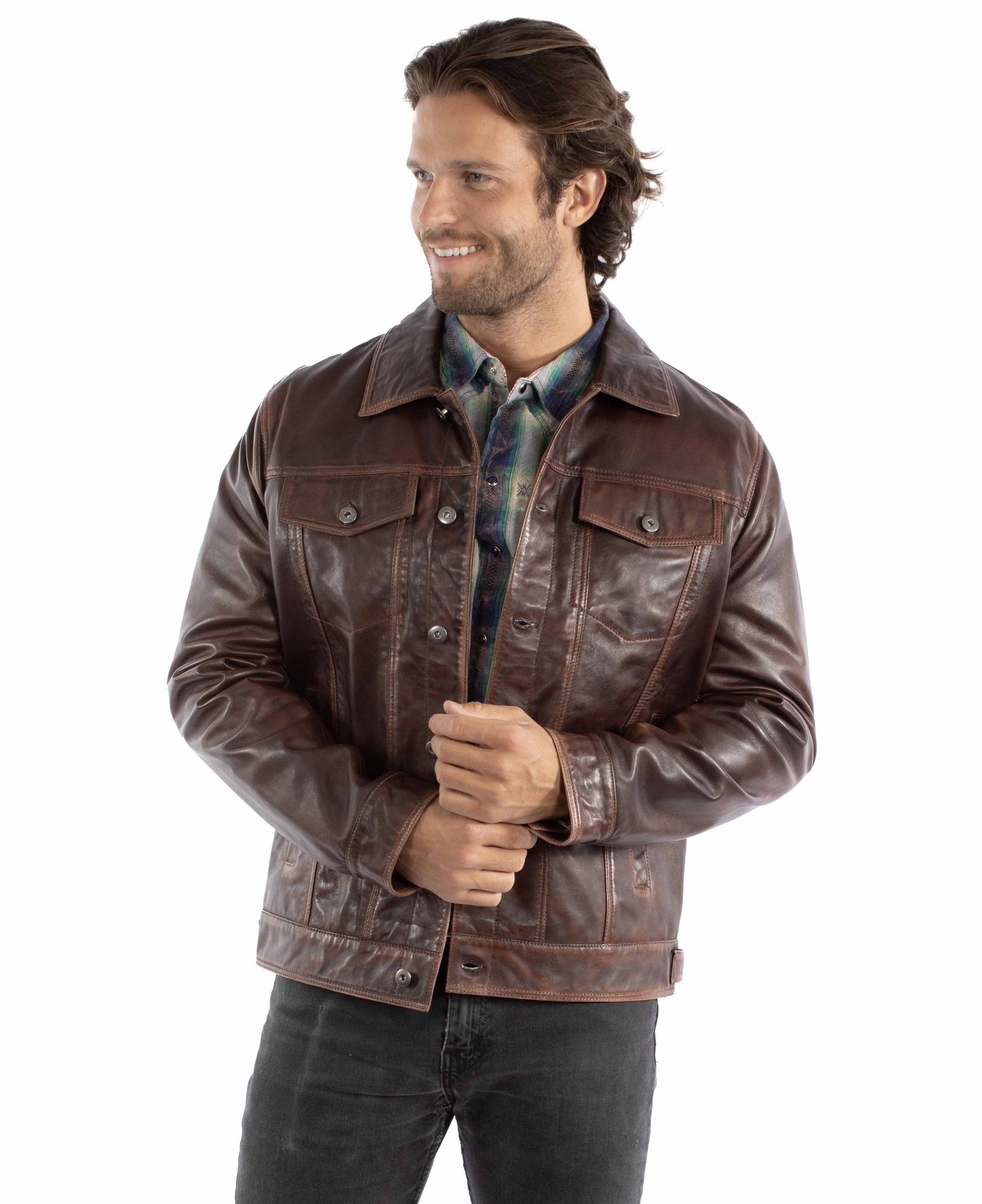 Leather Jacket - 1055