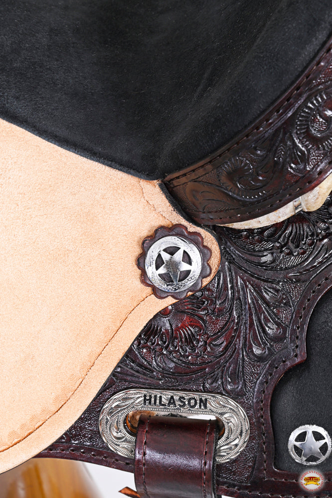 Flex Tree Western Horse Saddle American Leather Trail Barrel By Hilason