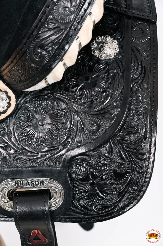 Flex Tree Western Horse Saddle American Leather Trail Barrel By Hilason