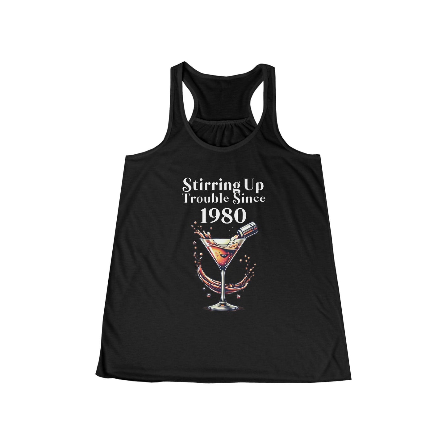 Serve Style & Sass Womens Flowy Racer Back Tank Top