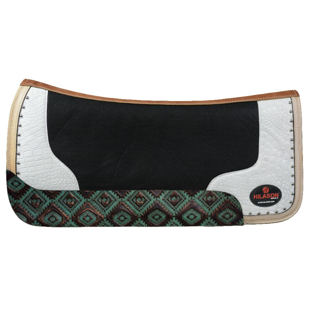 Made In Usa Hilason Western Horse Saddle Pad High Quality 100% Wool Felt