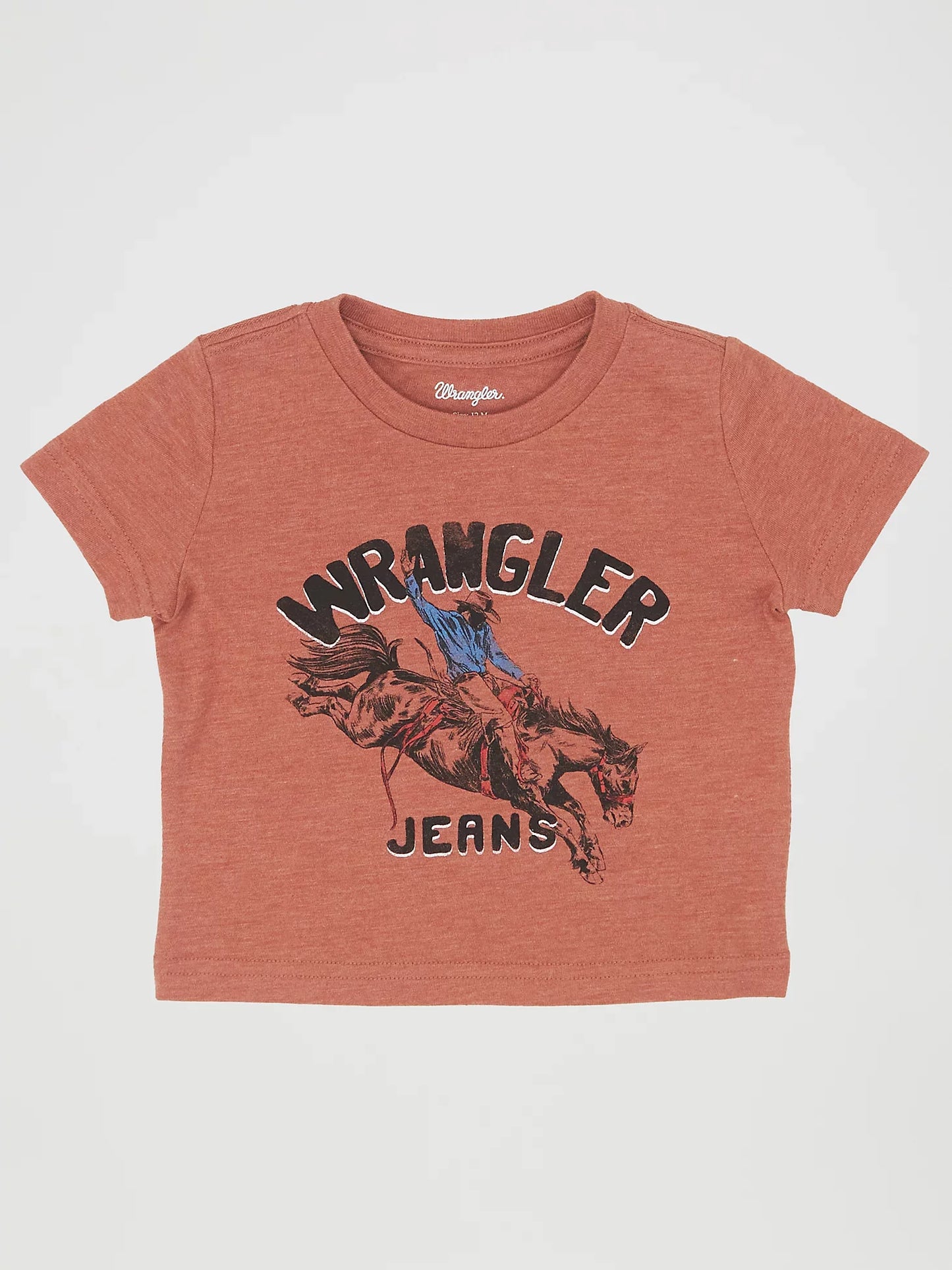 Little Boy's Short Sleeve Graphic T-Shirt in Redwood Heather