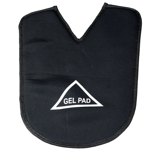 HILASON Western Horse Gel Pad, English Pad, Equestrian Pad Black 21x14 In