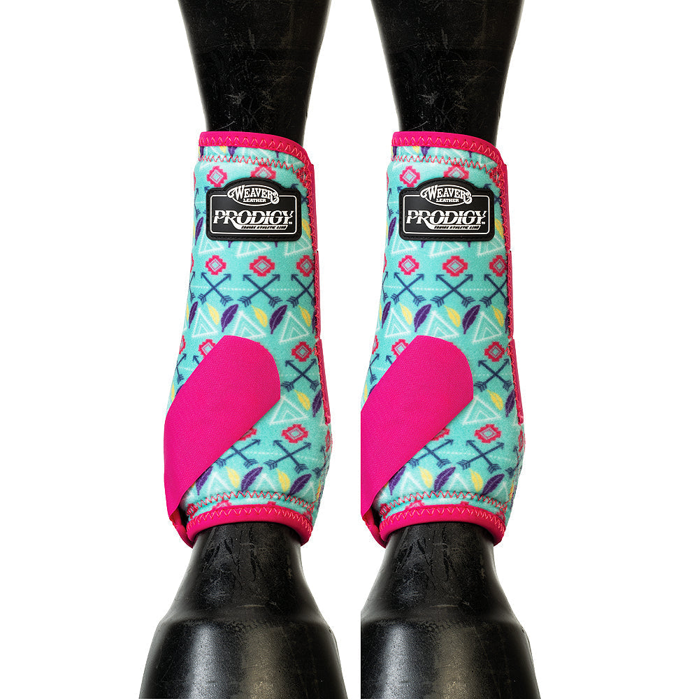 Small Prodigy Horse Athletic Sports Boots Front By Weaver Tribal Diva Pin