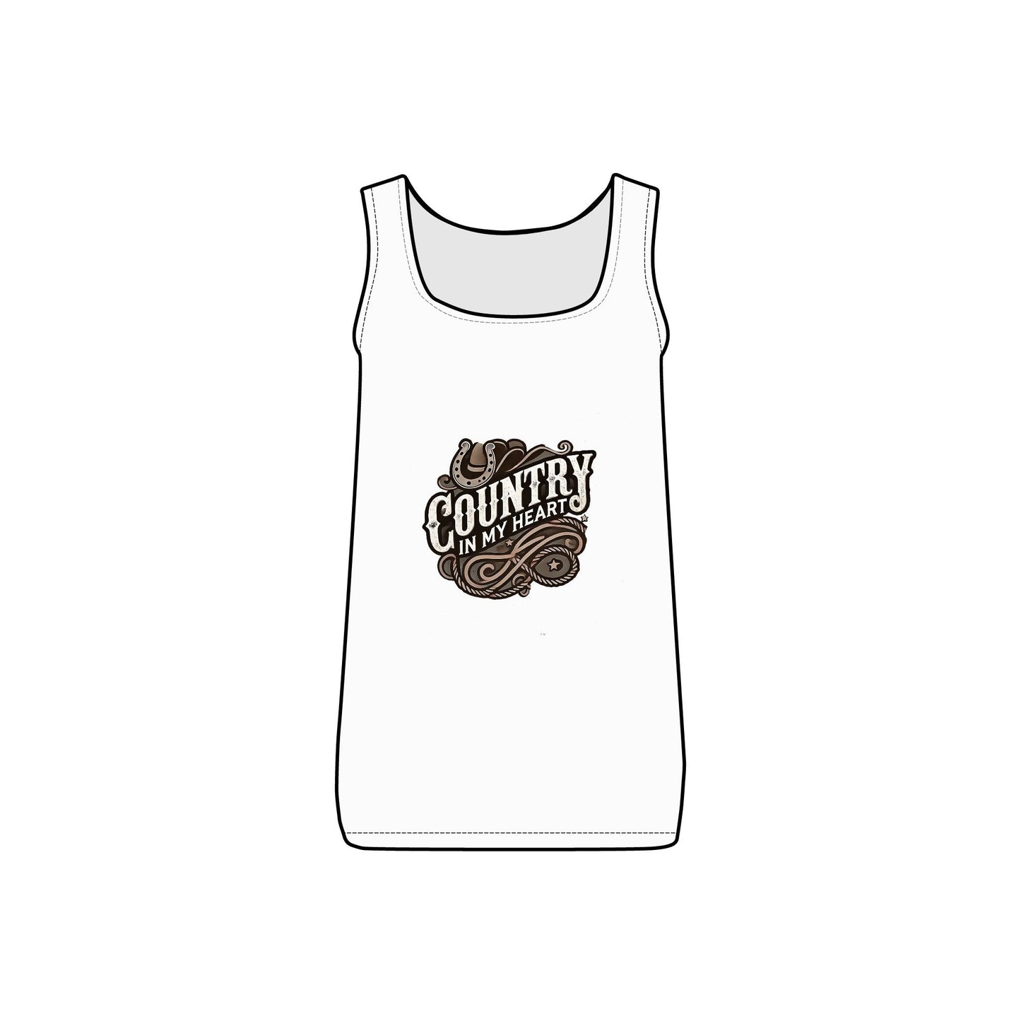 Country in My Heart Women's Tank Top