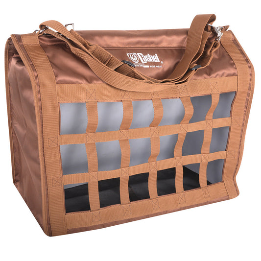 Cashel Slow Feed Top Load Horse Hay Bag Brown