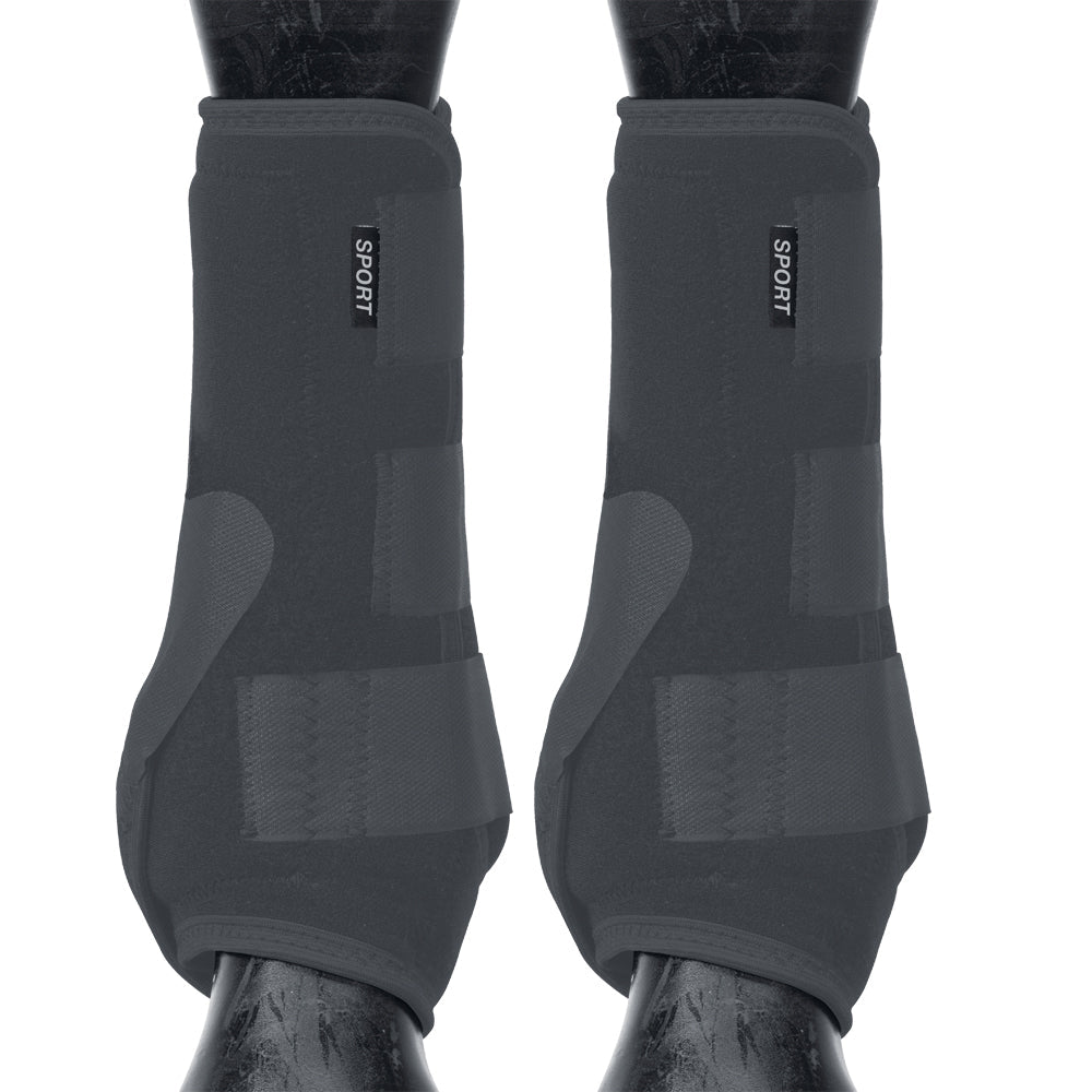 Weaver Horse Front Boots Synergy Sport Athletics Graphite