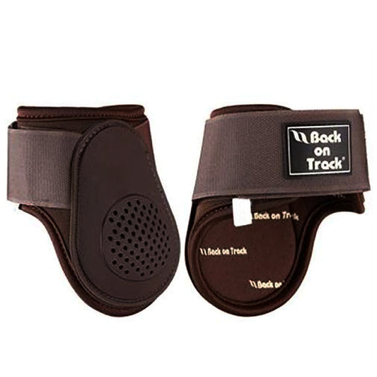 Full Size Back On Track Horse Hind Leg Ankle Boots Royal Brown