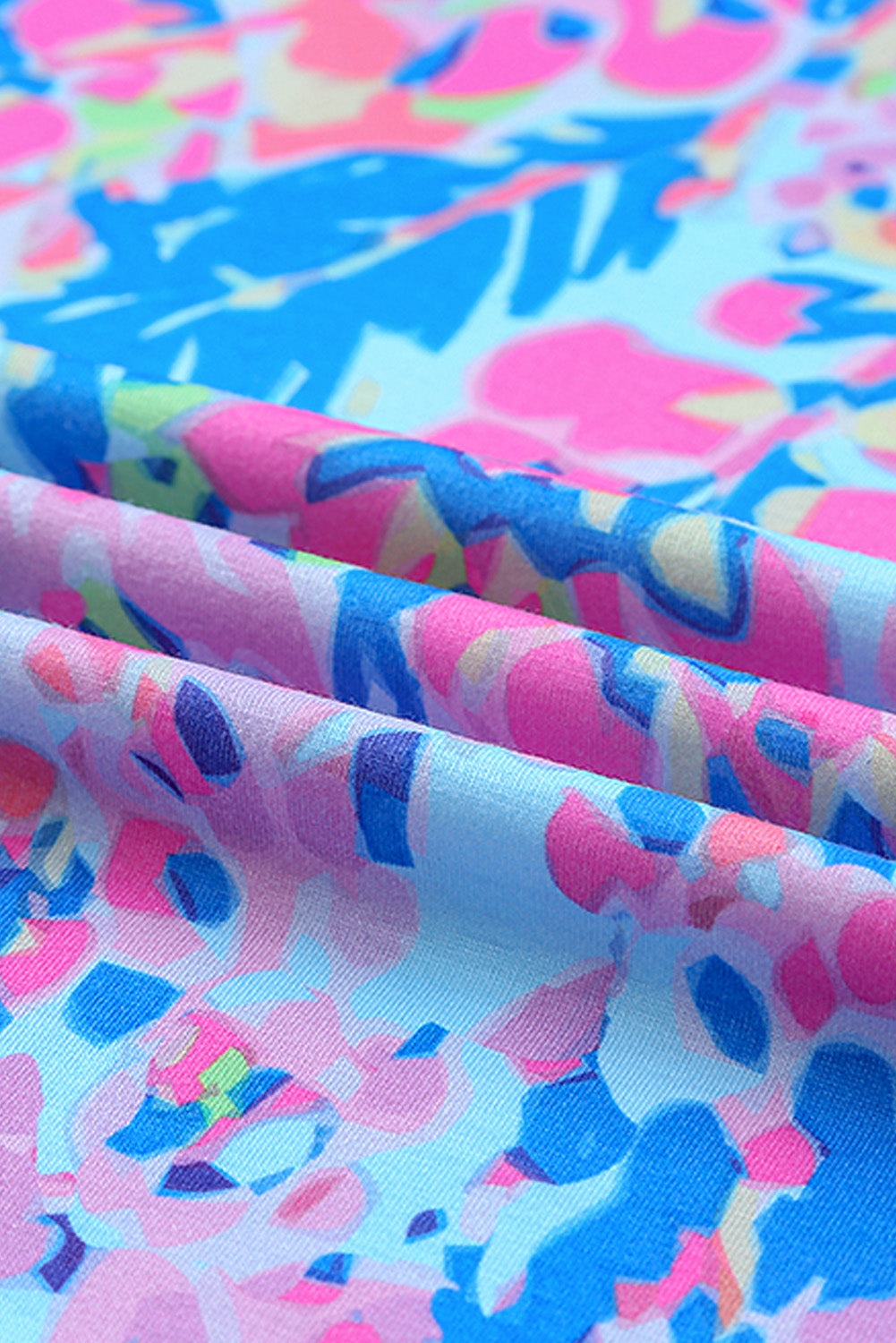 Watercolor Abstract Floral Print Tee