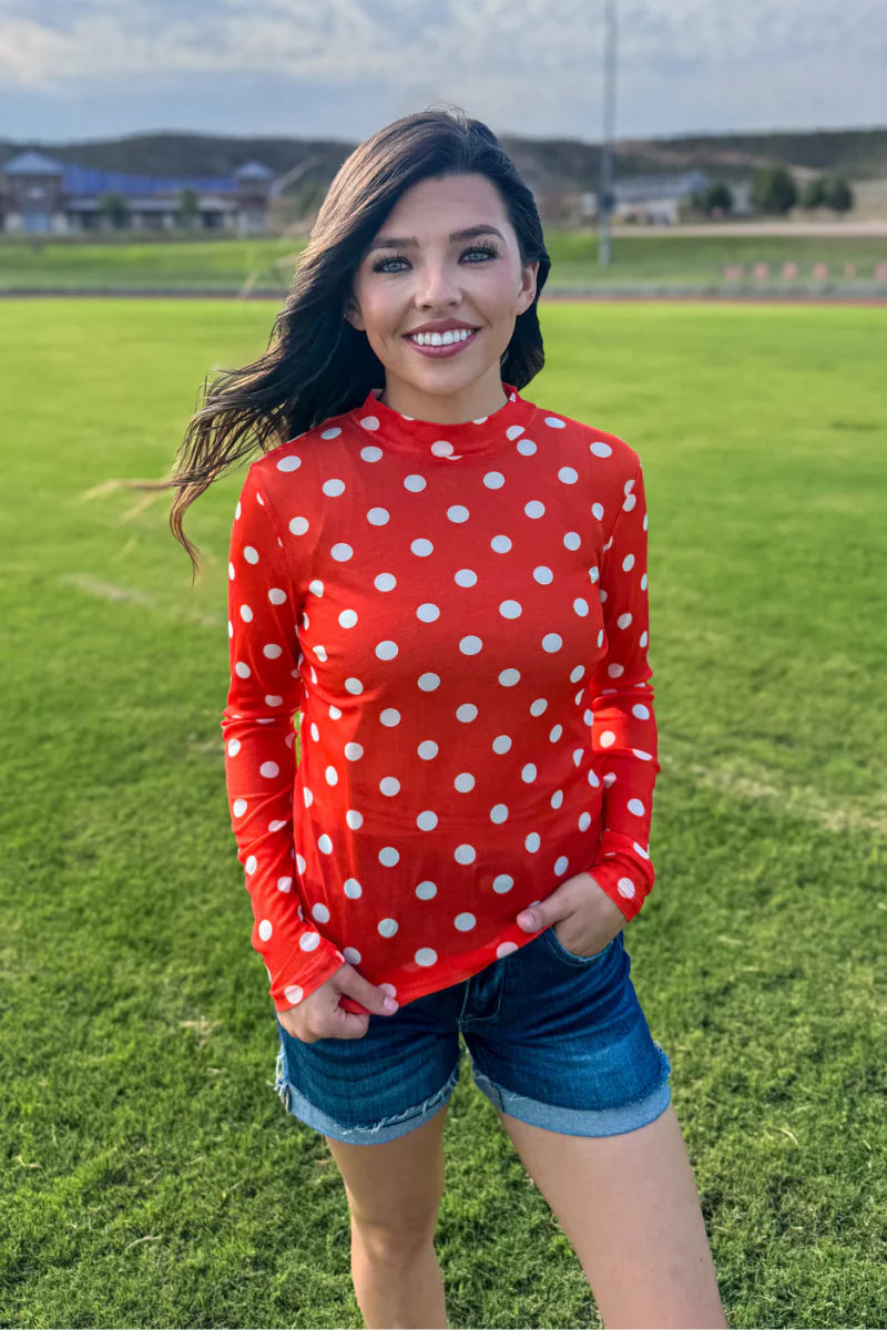 KICKOFF SEASON MESH TOP- Orange