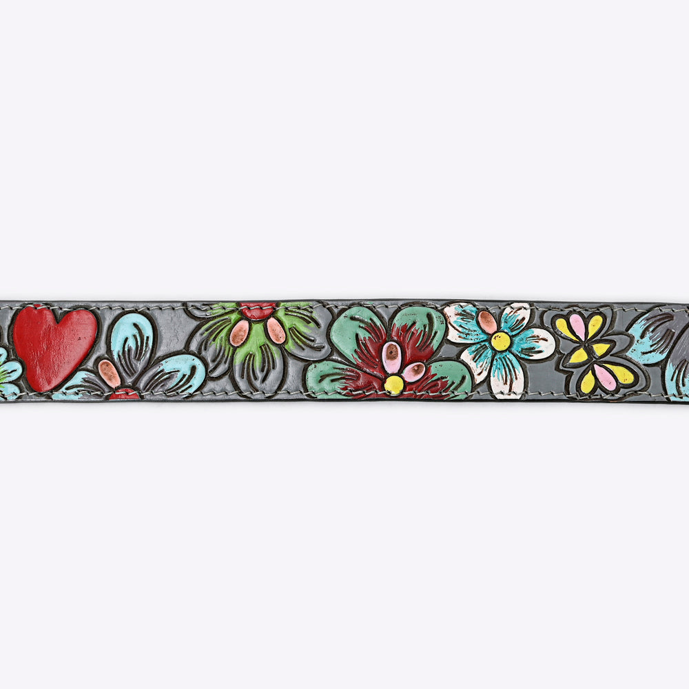 American Darling ADBLF127-L Beautifully Hand Tooled Genuine American Leather Belt Men and Women