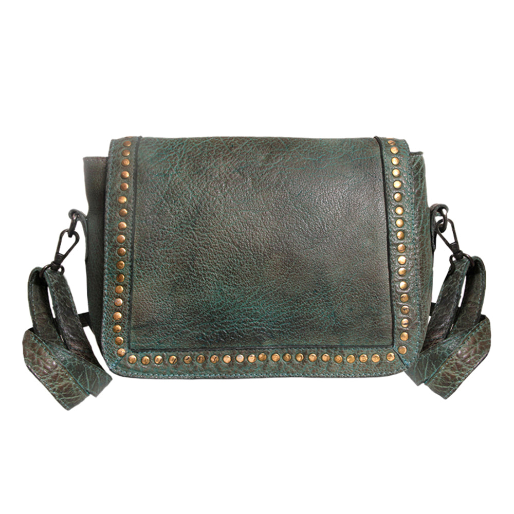 Never Mind Nmbgz101A Cross Body I Vintage Handmade Genuine Cowhide Leather Women Bag Western Handbag Purse