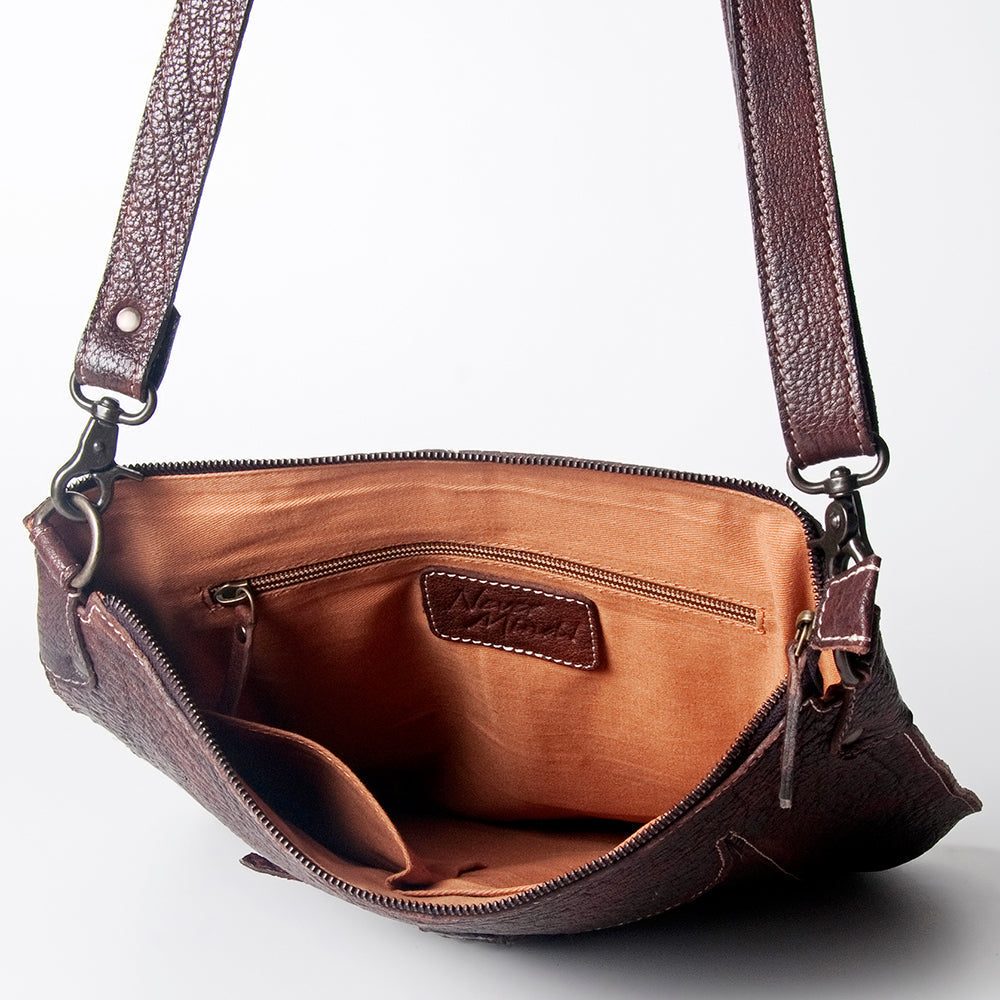 Never Mind Nmbgz103B Cross Body I Vintage Handmade Genuine Cowhide Leather Women Bag Western Handbag Purse