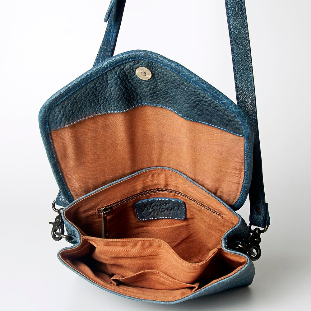 Never Mind Nmbgz107A Envelope Vintage Handmade Genuine Cowhide Leather Women Bag Western Handbag Purse