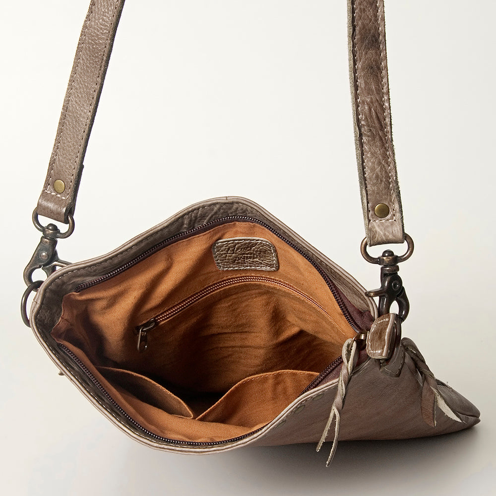 Never Mind Nmbg118F Cross Body I Vintage Handmade Genuine Cowhide Leather Women Bag Western Handbag Purse