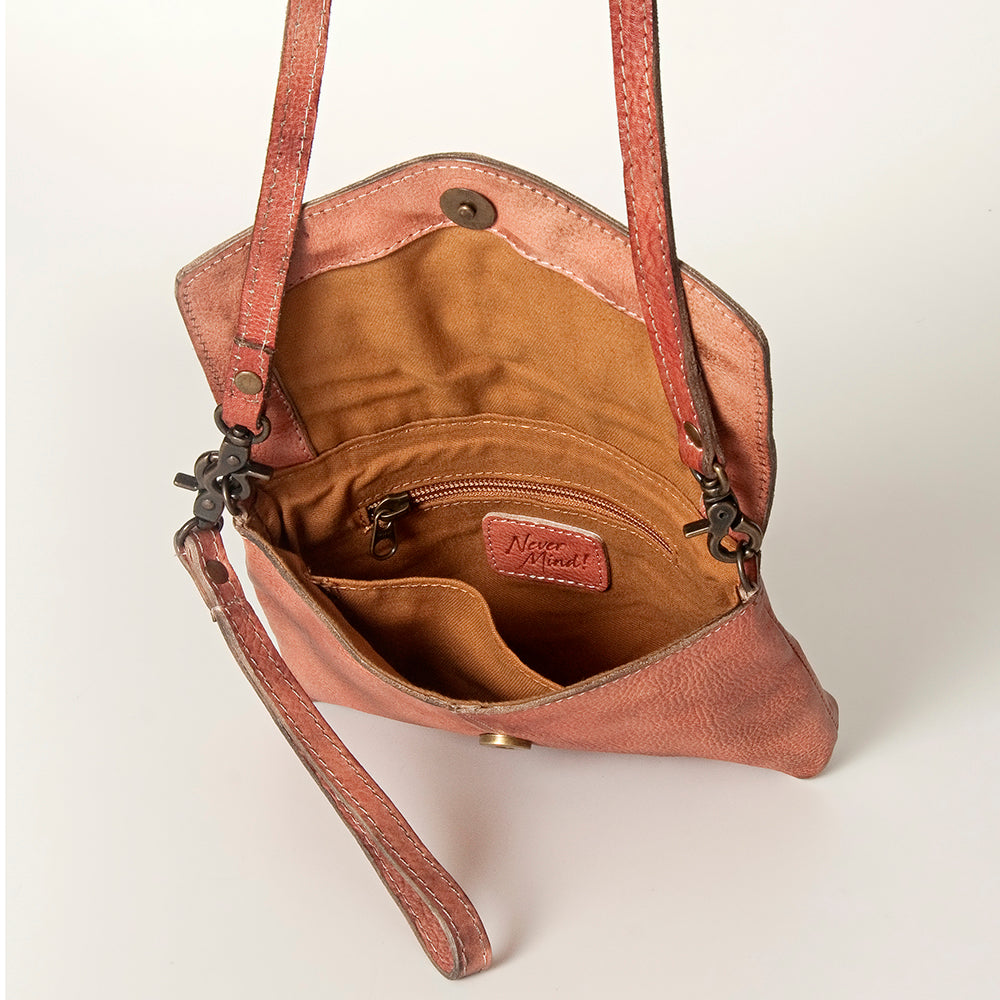 Never Mind Nmbg113A Cross Body I Vintage Handmade Genuine Cowhide Leather Women Bag Western Handbag Purse
