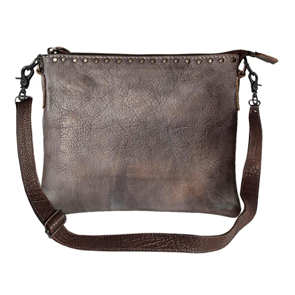 Never Mind Nmbg117C Cross Body I Vintage Handmade Genuine Cowhide Leather Women Bag Western Handbag Purse
