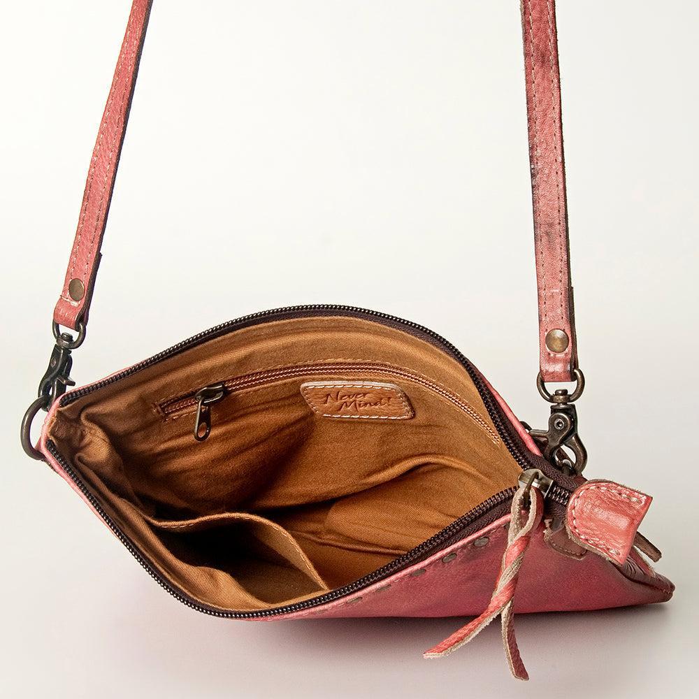 Never Mind Nmbg117F Cross Body I Vintage Handmade Genuine Cowhide Leather Women Bag Western Handbag Purse