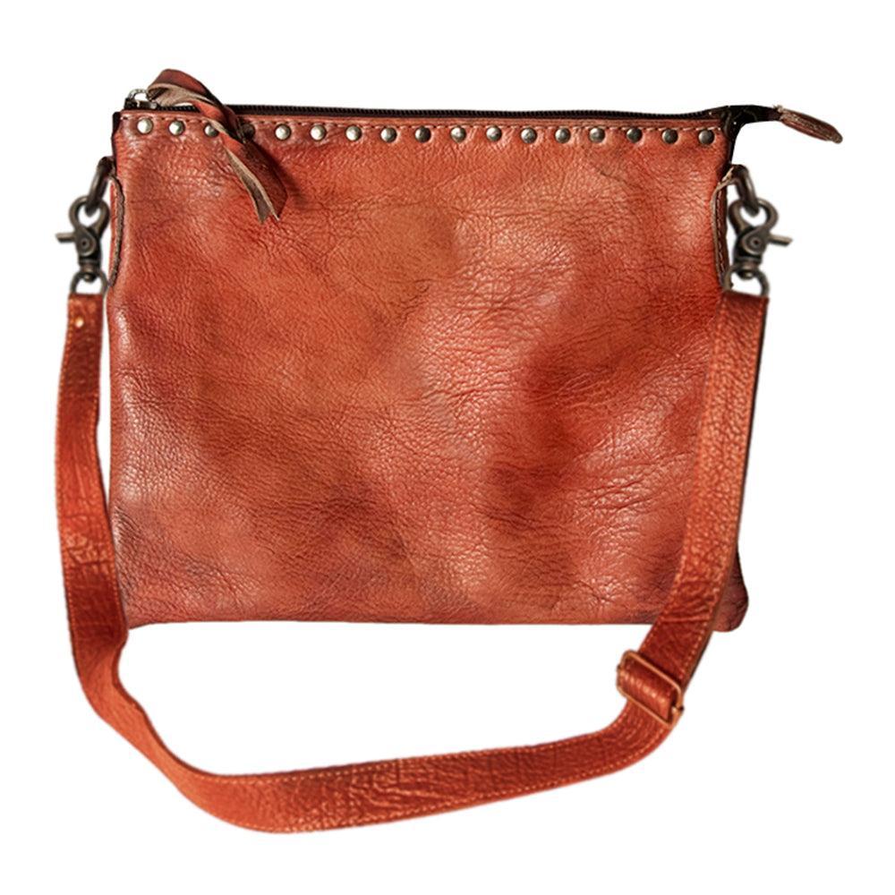 Never Mind Nmbg117I Cross Body I Vintage Handmade Genuine Cowhide Leather Women Bag Western Handbag Purse