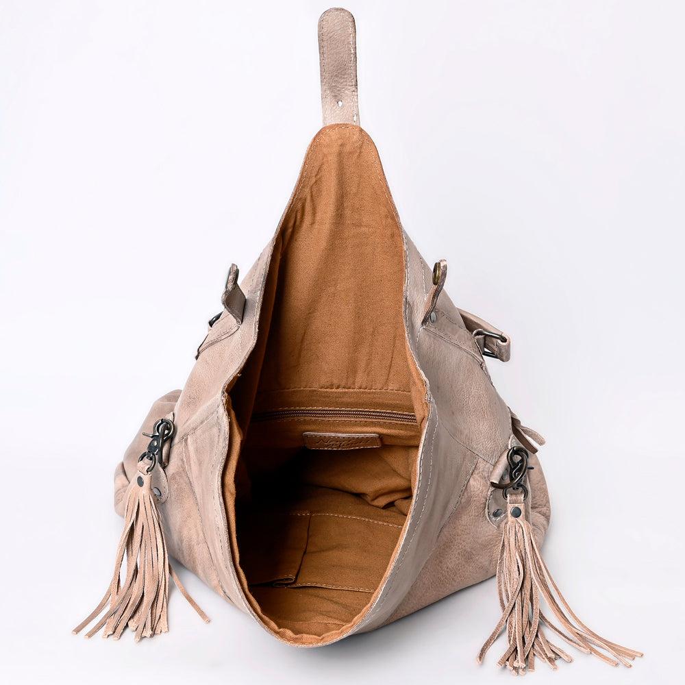 Never Mind Nmbg109C Backpack Vintage Handmade Genuine Cowhide Leather Women Bag Western Handbag Purse