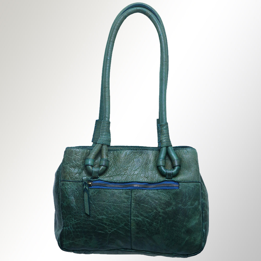 Never Mind Nmbgm102C Tote Vintage Handmade Genuine Cowhide Leather Women Bag Western Handbag Purse