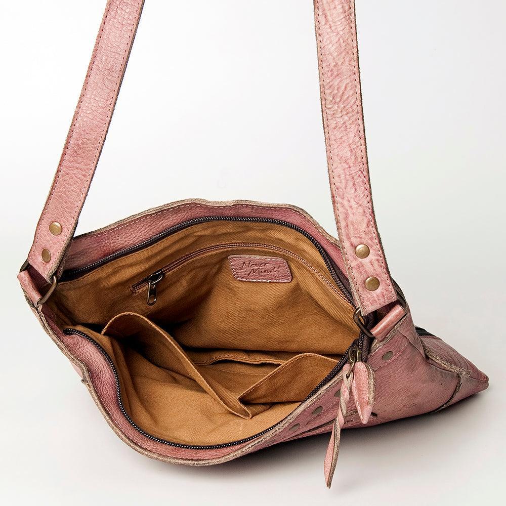 Never Mind Nmbg110C Cross Body I Vintage Handmade Genuine Cowhide Leather Women Bag Western Handbag Purse