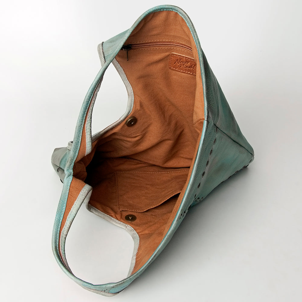 Never Mind Nmbg112D Tote Vintage Handmade Genuine Cowhide Leather Women Bag Western Handbag Purse